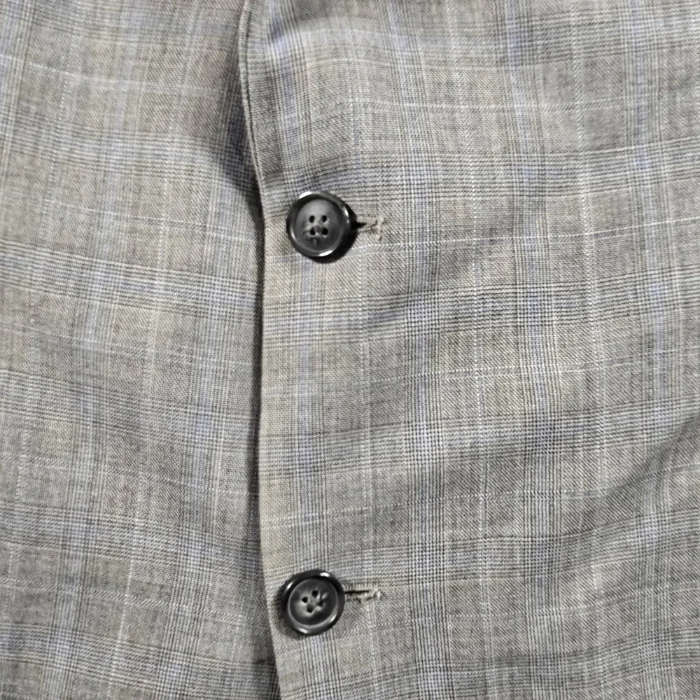 Brooks Brothers Explorer Fitzgerald Fit Blazer 43R Gray Glen Plaid Sport Coat